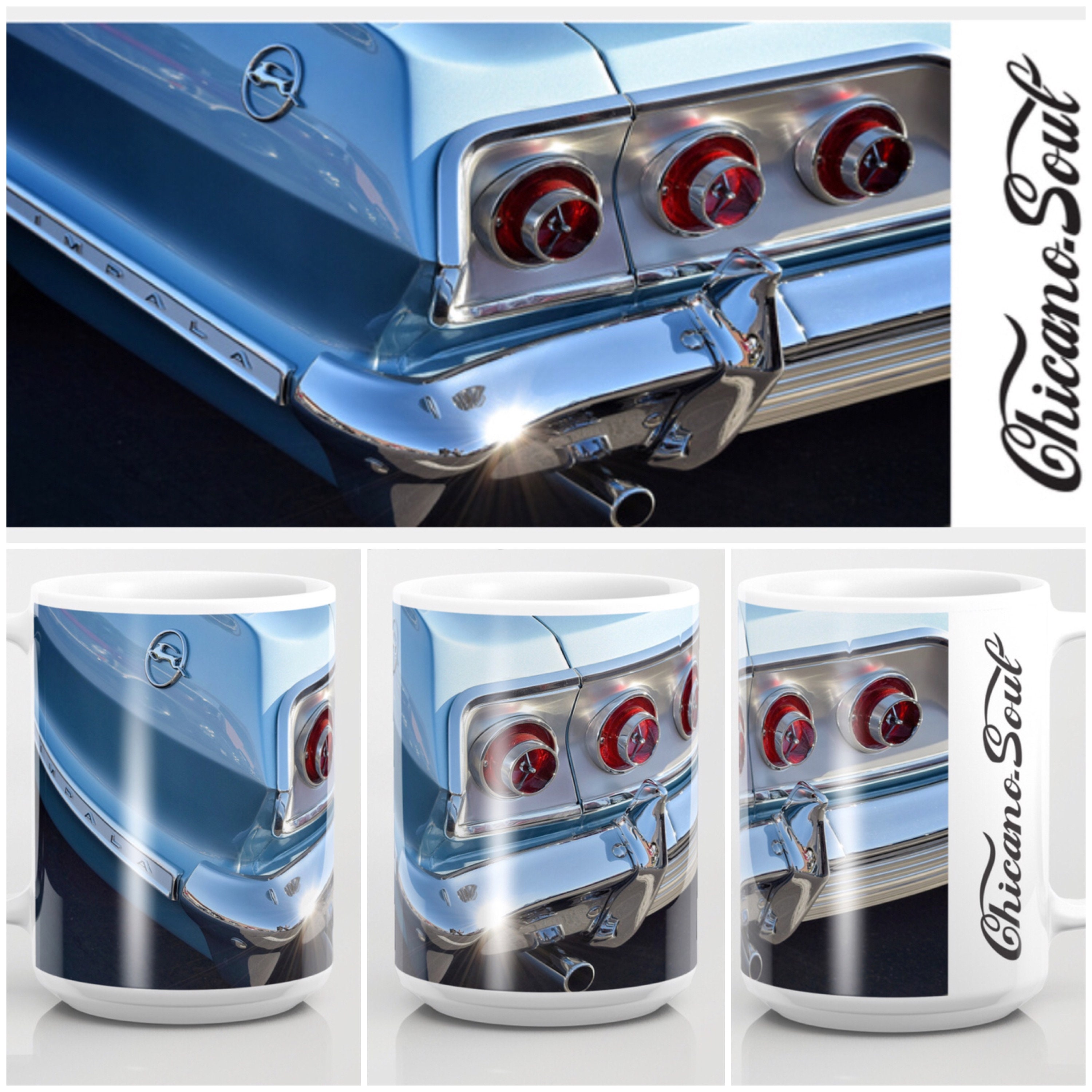 Blue '63 Impala Tail - Etsy