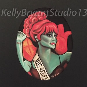 Miss Argentina, Giclee print from my original pastel painting
