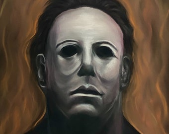 Michael Myers, Giclee print from my original pastel painting