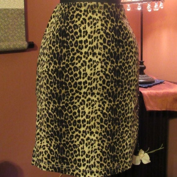 Sexy Leopard Print Pencil Skirt - 6