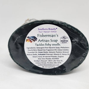 Fisherman&#39;s Soap | Exfoliating Bar Soap | Soap For Men | Fathers Day Gift