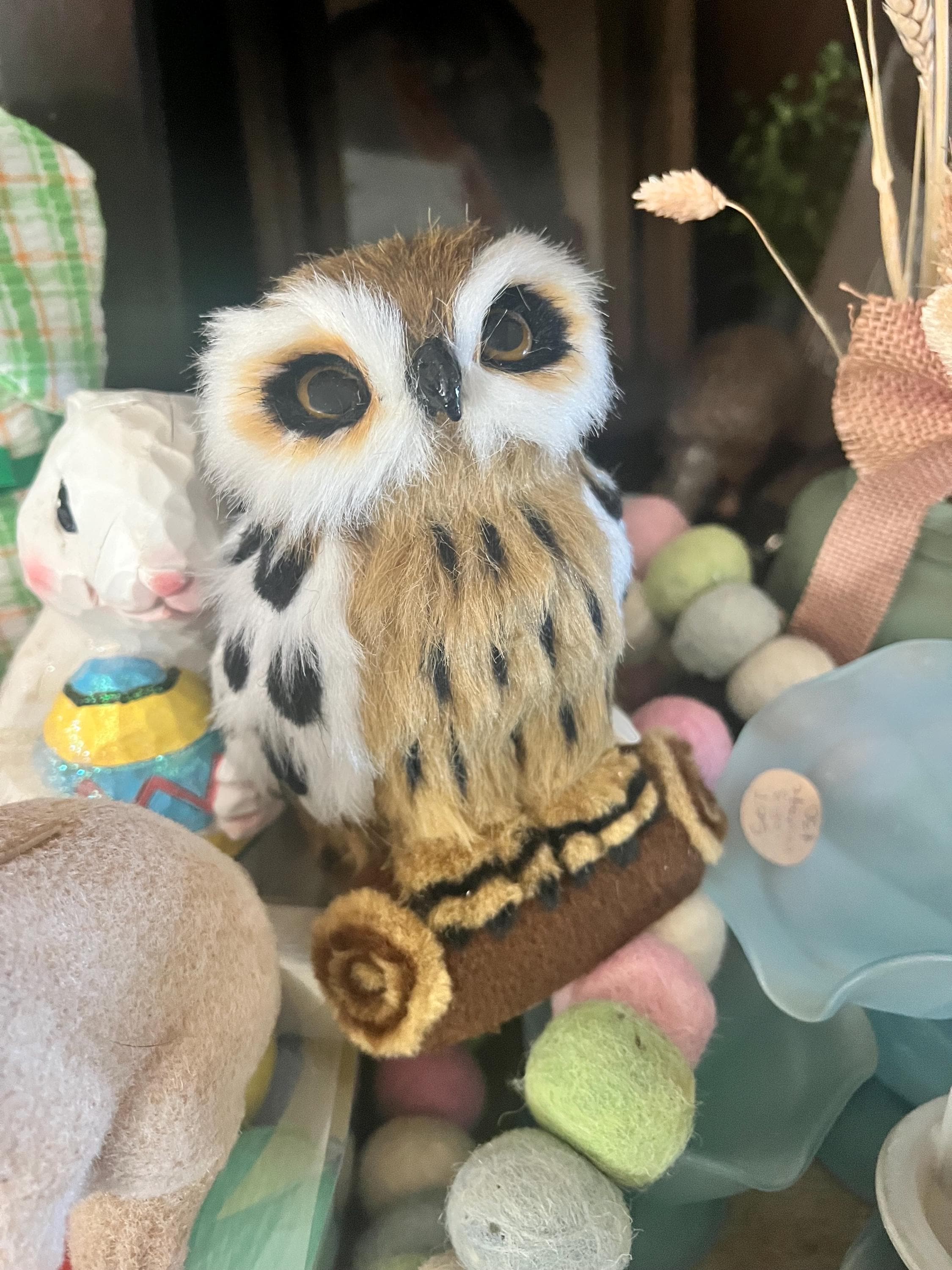 Furry Owl woodland creature