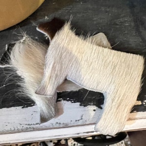 Mini Stock show cows cow hair patches, cut outs, haired show steer show heifer livestock FREE SHIP, authentic cow hair