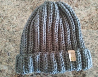 Mens Folded Brim Everywhere Beanie