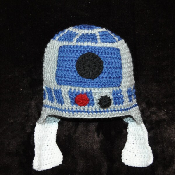 R2d2 Crochet Hat Etsy