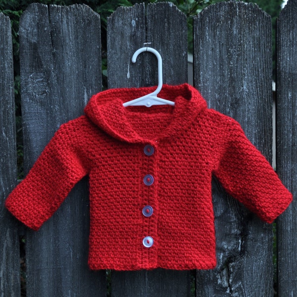 Crochet Baby Sweater Etsy