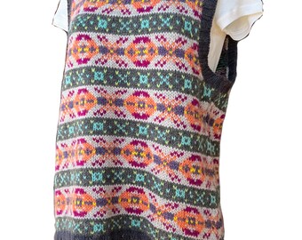 ONE AFTERNOON - a Fair Isle vest