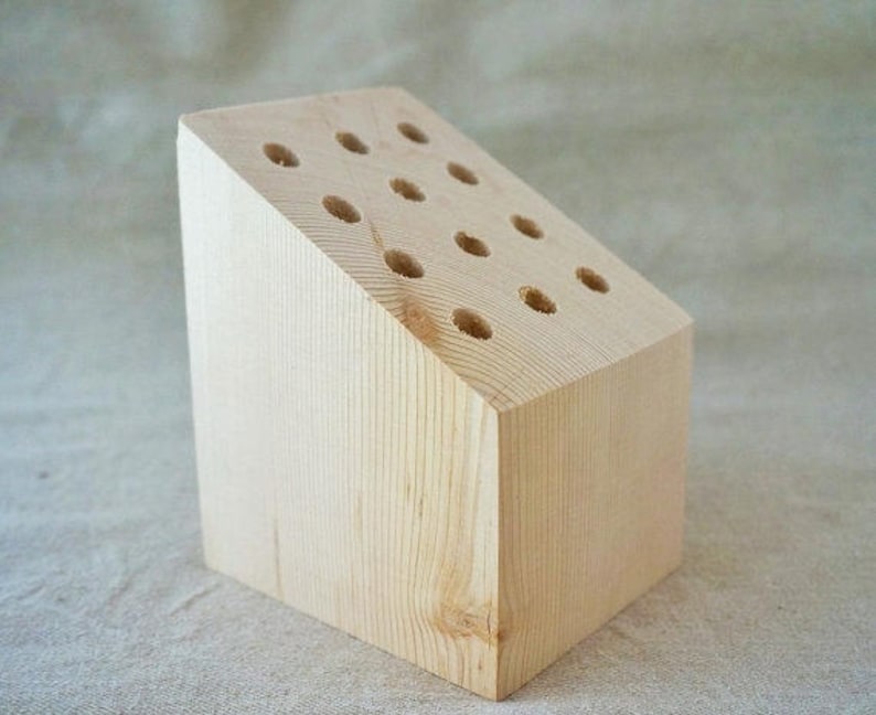 Wooden pencil holder image 1