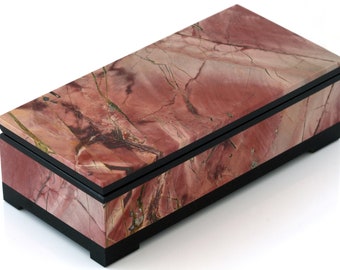 Casket handmade from jasper 4