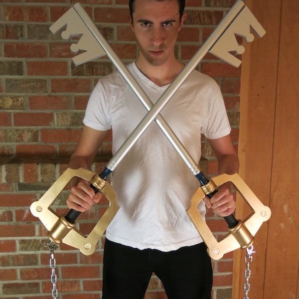 Wooden Keyblade Cosplay Prop inspiriert von Kingdom Hearts