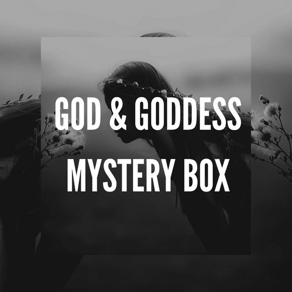 God & Goddess Mystery Box: Choose Your Deity! | Witch Mystery Box | Pagan | Hades | Hekate | Morrigan | Anubis | Apollo | Dionysus | Diana