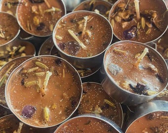 Ritual Madness Spell Tea Lights: Psychic Abilities, Passion, Lust, & Emotional Health | Dionysus | Bacchus | Liber | Libera | Maenad |