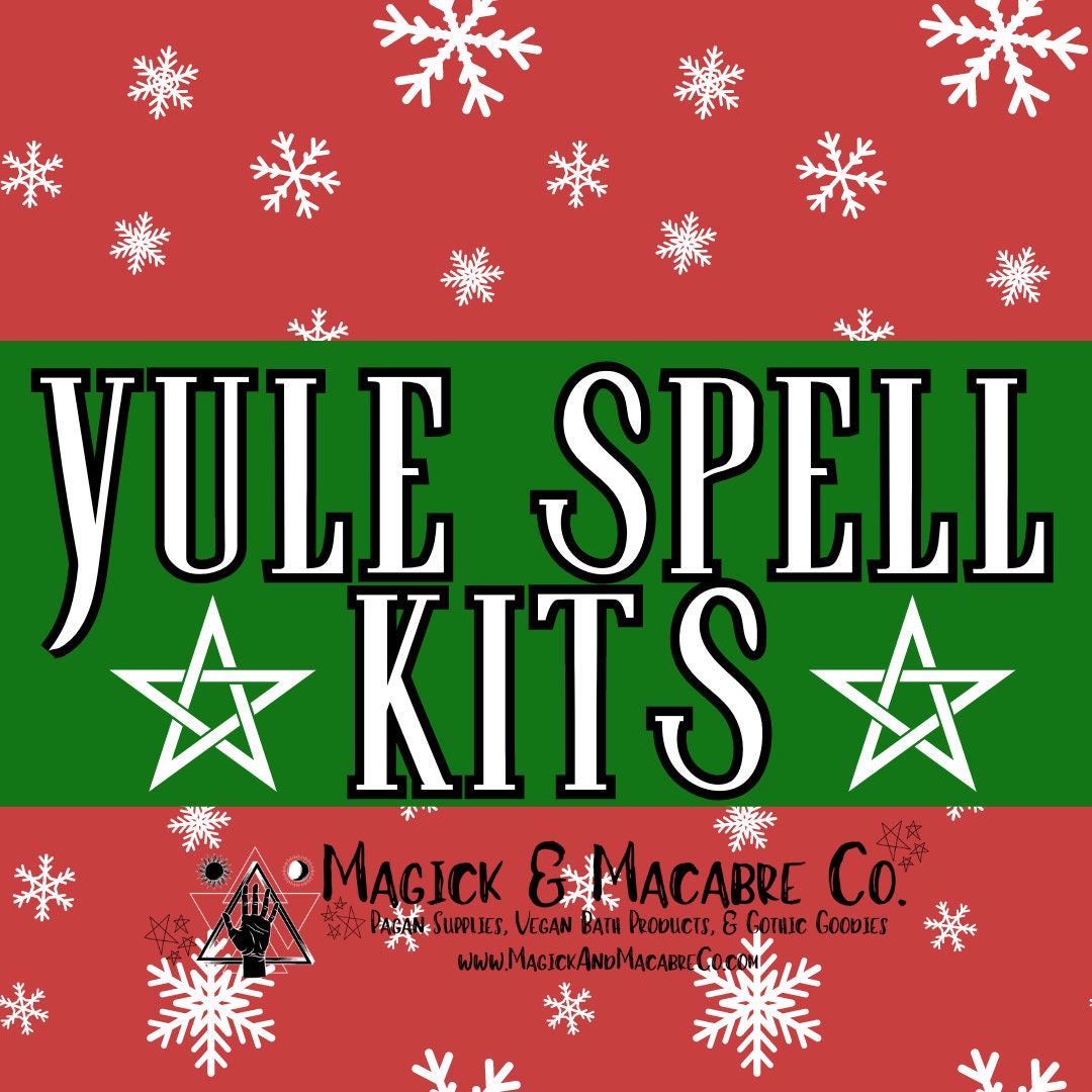 Yule Spell Kits Choose Your Kit Holiday Magick Christmas Witch Pagan