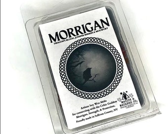 Morrigan Wax Melts: Strength, & Protection | Celtic Goddess | Death Goddess | Dark Goddess | Dark Witchcraft | Goth |  Dragon&#39;s Blood