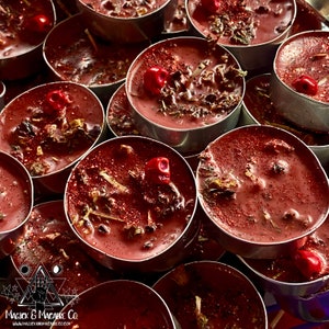 Dark Seduction Tea Lights: Dark Deities, Overpowering Enemies, Domination & Lust | Dark Goddess | Lilith | Lucifer | Hel | Baphomet | Goth