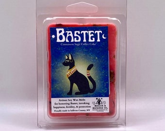 Bastet Wax Melts: Happiness, Fertility, Protection, Passion, and Creativity | Egyptian Gods | Spell Wax Melts | Bast | Cat Goddess | Witch