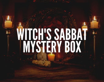 Witch's Sabbat Mystery Box: Choose Your Sabbat! | Witch Mystery Box | Samhain | Yule | Imbolc | Ostara | Beltane | Litha | Lammas | Mabon