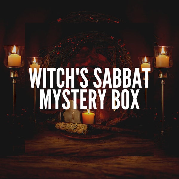 Boîte mystère du sabbat des sorcières : choisissez votre sabbat ! | Boîte mystère sorcière | Samhain | Noël | Imbolc | Ostara | Beltane | Litha | Lammas | Mabon