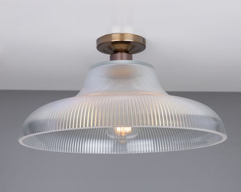 Mono Industrial Railway Flush Ceiling Light 15.7'' (40cm)