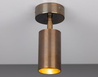 Evanston Directional Brass Ceiling Spot Light