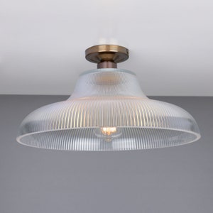 Mono Industrial Railway Flush Ceiling Light 15.7'' (40cm)