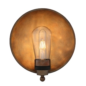 Galit Applique da parete per bagno in ottone 8,8&#39;&#39; (25 cm) IP65