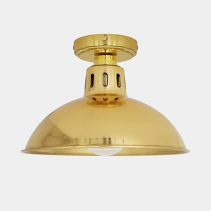 Talise Industrial Brass Ceiling Light 11.8&#39;&#39; (30cm) IP65