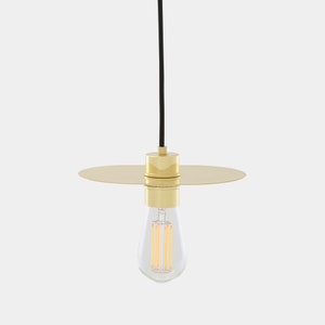 Kigoma Contemporary Brass Pendant Light Polished Brass