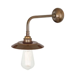 Reznor Vintage Wall Sconce with Brass Shade
