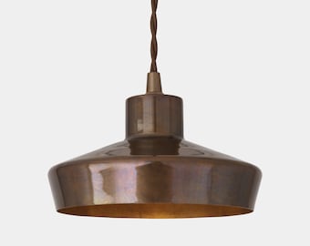 Splendor Small Modern Brass Pendant Light 16cm