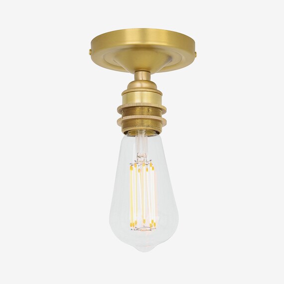 Bexter Vintage Ceiling Lighting Industrial Brass Ceiling Light Flush Ceiling Light 7 Color Finishes 3 3x3 9 8 5x10cm