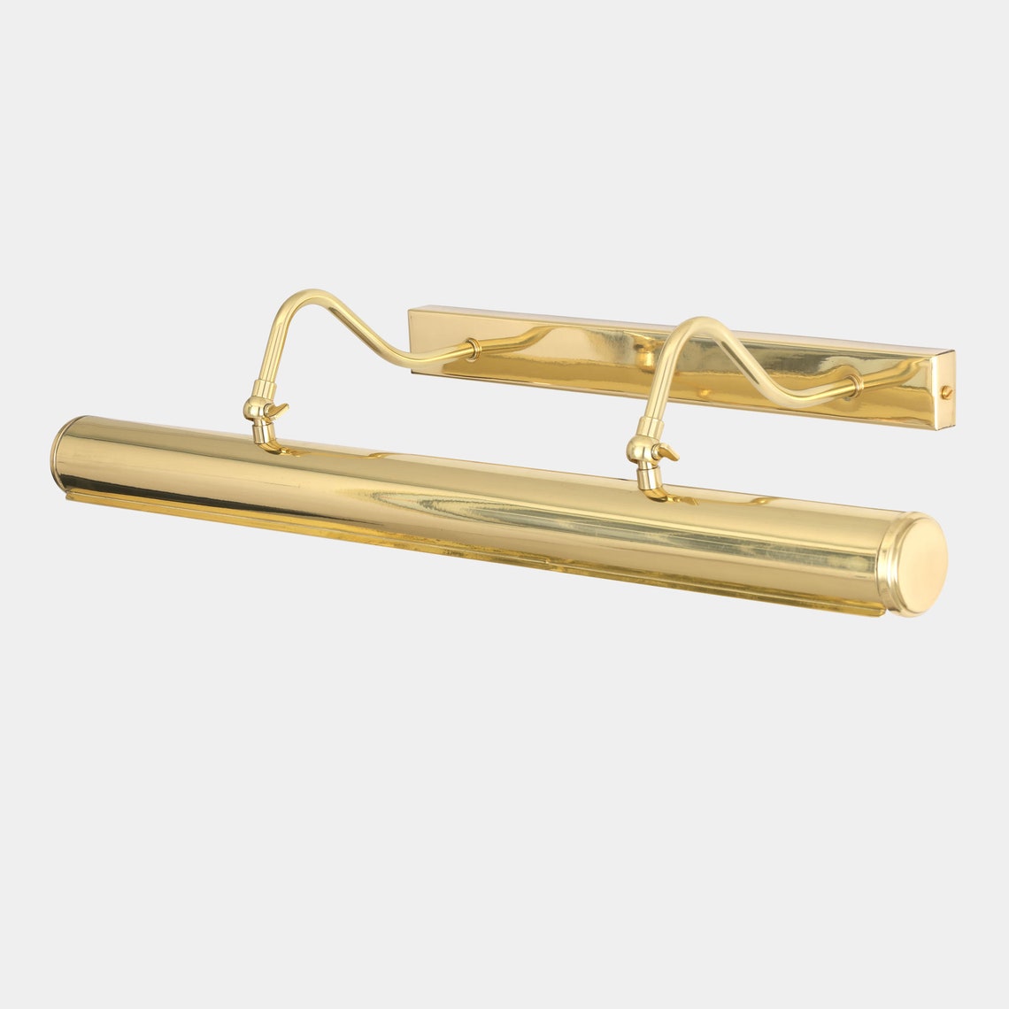 Brass Picture Light / Vintage Antique Picture Wall Light / Etsy