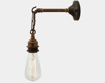 Prei Industrial Vintage Bare Bulb Wall Light
