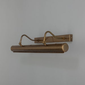 Brass Picture Light / Vintage Antique Picture Wall Light / Solid Brass / 5 Colors Available / Dublin / 23.8" (60.5cm)