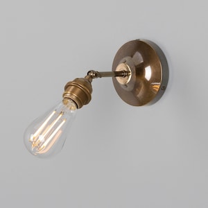 Lome Vintage Bare Bulb Wall Sconce with Swivel