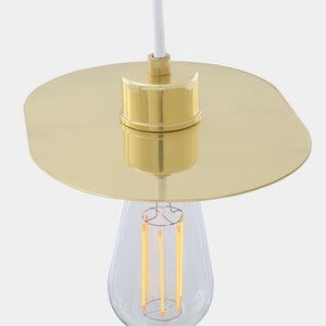 Kigoma Contemporary Brass Pendant Light image 2