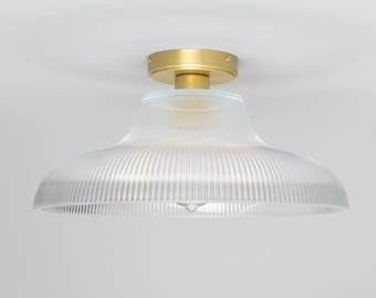 Mono Vintage Railway Flush Ceiling Light 15.5" IP20
