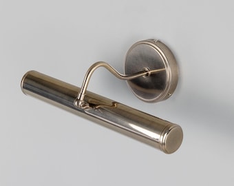 Paire de grandes appliques réglables en laiton par Florian Schulz, 1970