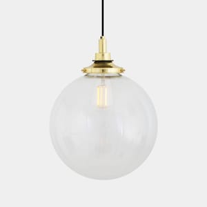 Suspension lumineuse sphérique Laguna pour salle de bain, 11,8 po. (30 cm) IP44