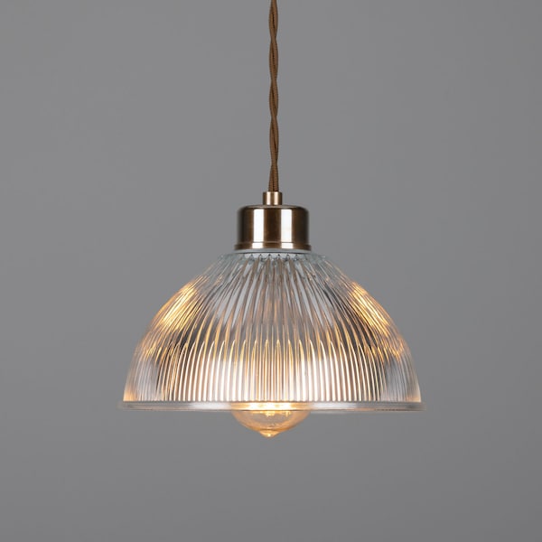 Boston Vintage Prismatic Glass Pendant Light 7.8'' (20cm)