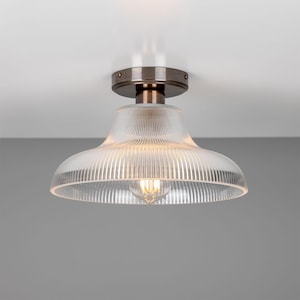 Mono Vintage Prismatic Glass Ceiling Light 11.8&#39;&#39; (30cm)