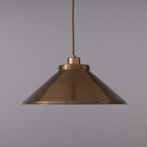 Rio Vintage Modern Brass Pendant Light 15'' 38cm image 2