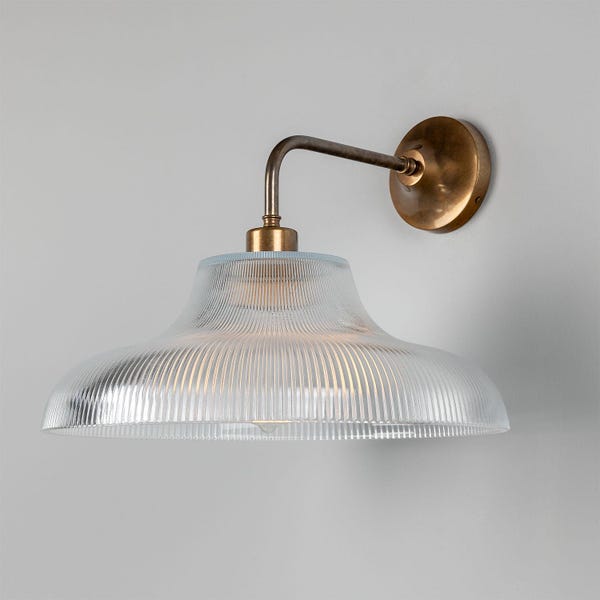 Mono Vintage Railway Glass Wall Sconce 11.75'' (30cm)