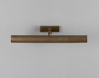 Cambridge Adjustable Reeded Brass Picture Light 20" IP20