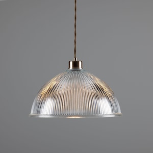 Nova Prismatic Glass Dome Pendant Light 11.8&#39;&#39; (30cm)