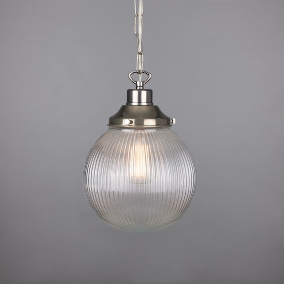 Holophane globe pendant light deals