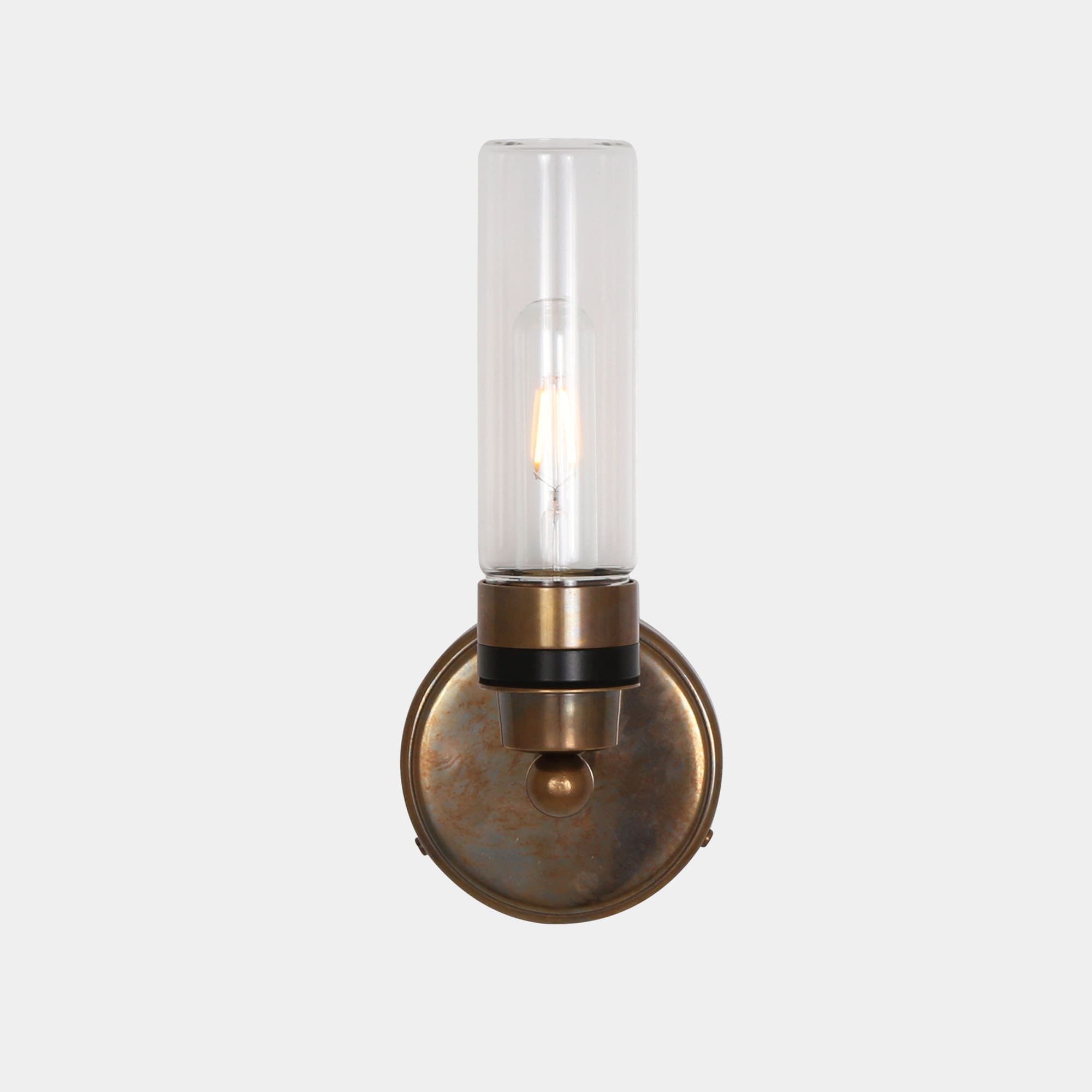 Firth Rippled Glass Cylinder