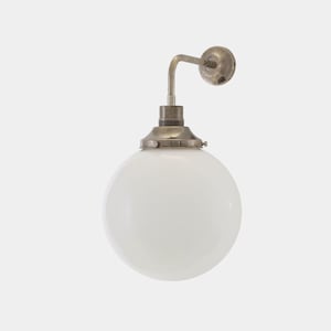 Applique murale boule en verre transparent/opale Bamako 9,8 po. (25 cm)