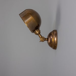 San Jose Vintage Adjustable Brass Picture Light image 5