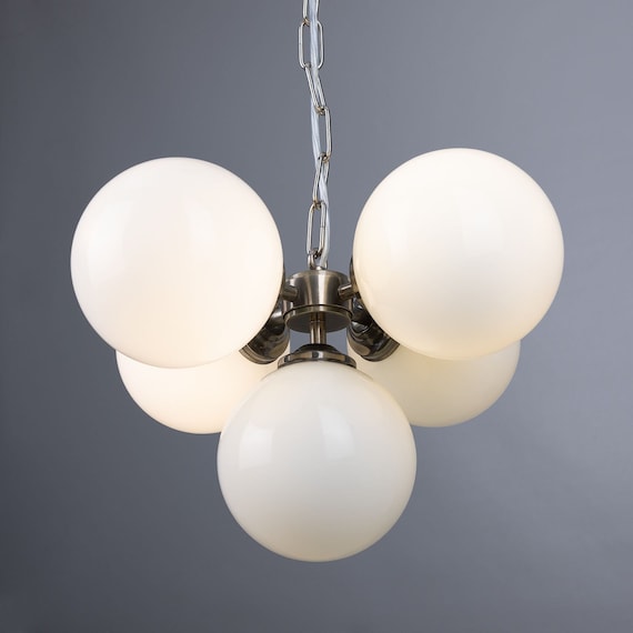 Small globe chandelier deals